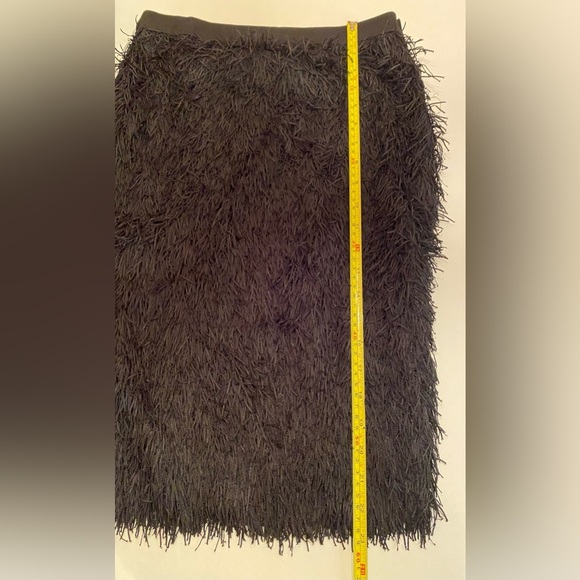 Endless Rose Fringed Black Skirt Lined Size Small New - Picture 7 of 10